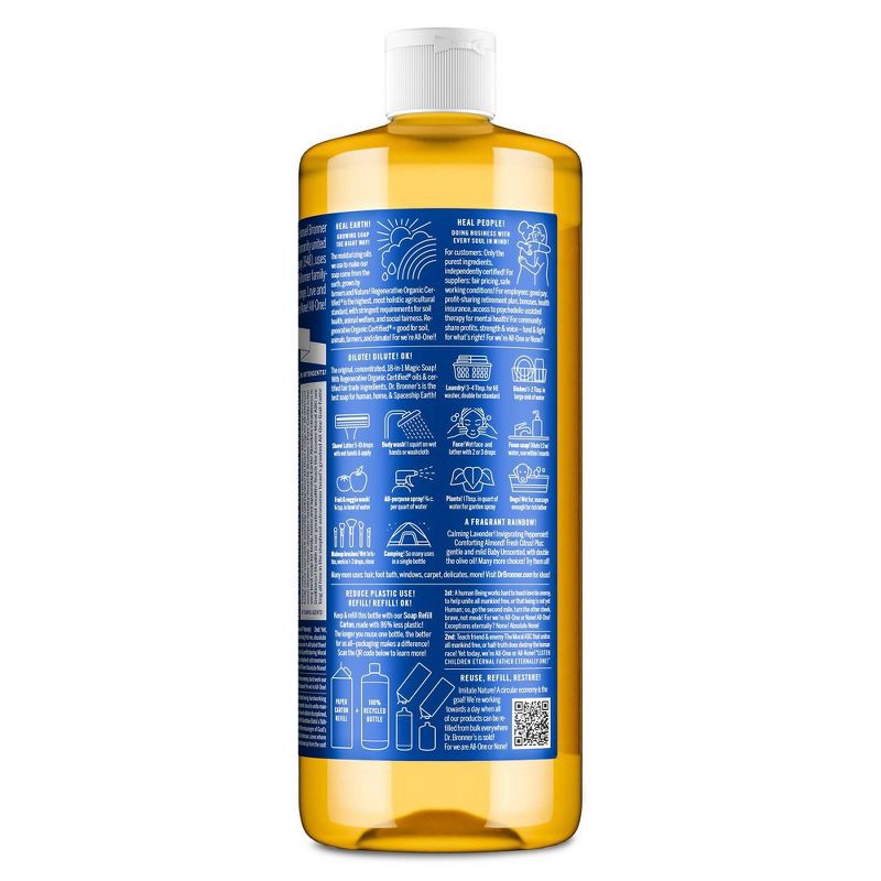 slide 2 of 10, Dr. Bronner's Magic Pure Castile Liquid Soap Bodywash - Peppermint - 32 fl oz, 32 fl oz