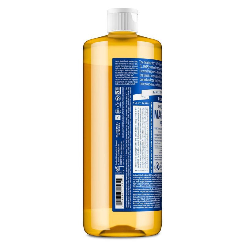 slide 8 of 10, Dr. Bronner's Magic Pure Castile Liquid Soap Bodywash - Peppermint - 32 fl oz, 32 fl oz