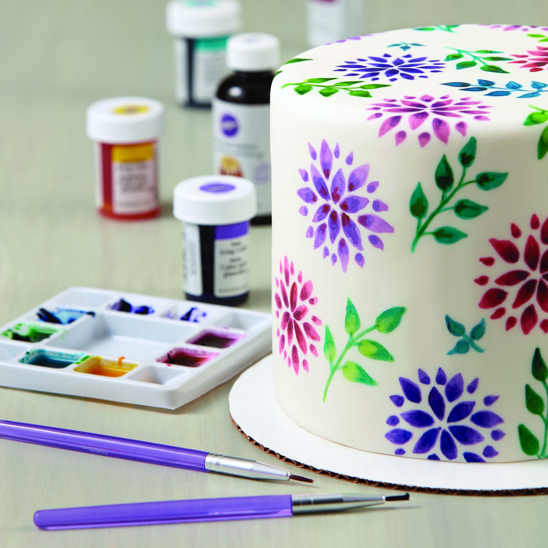 slide 3 of 8, Wilton Decorating Brush Set, 5 ct