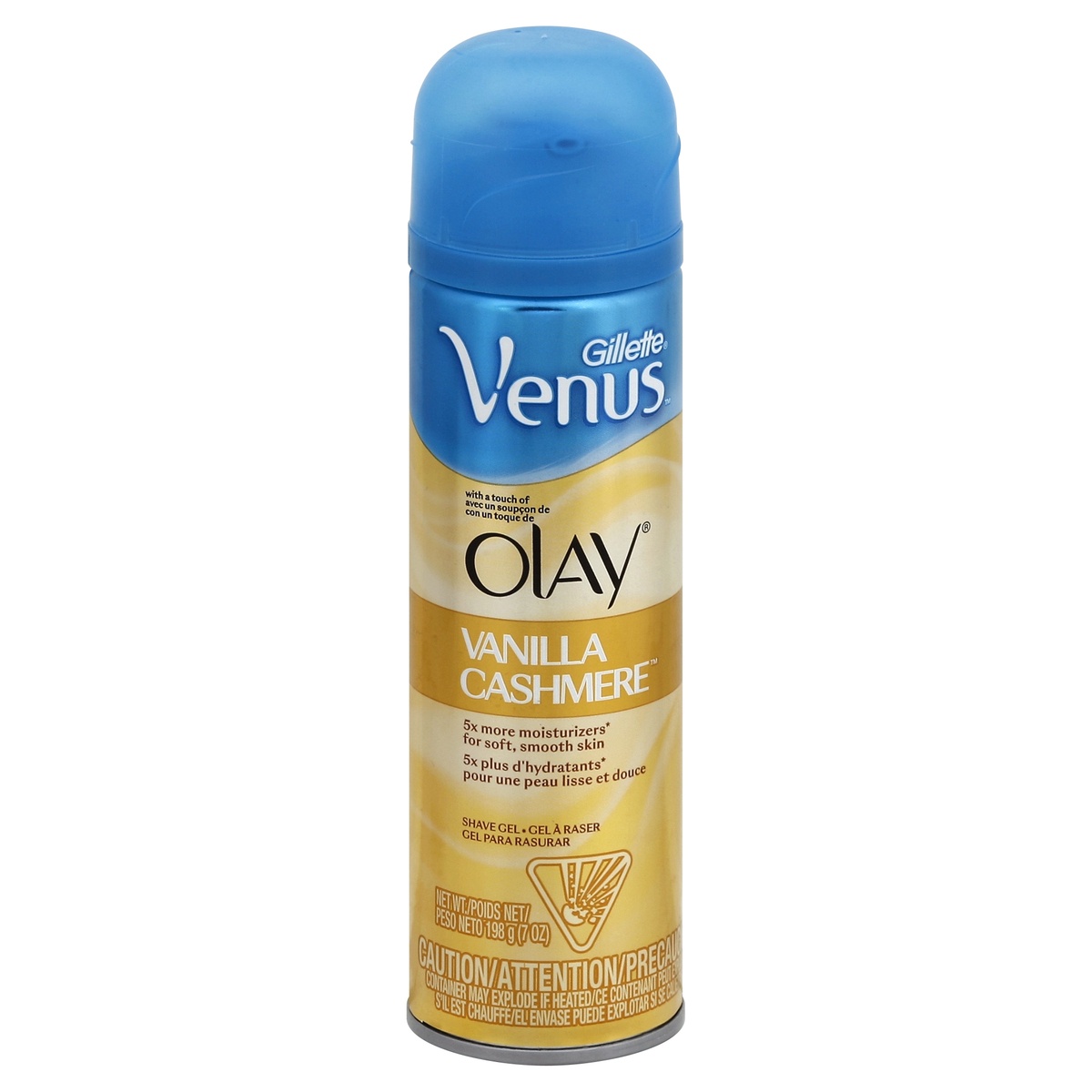 slide 1 of 1, Venus With a Touch of Olay Vanilla Cashmere Shave Gel, 7 oz