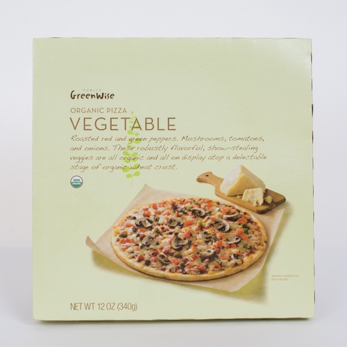 slide 1 of 1, Publix GreenWise Organic Vegetable Pizza, 12 oz