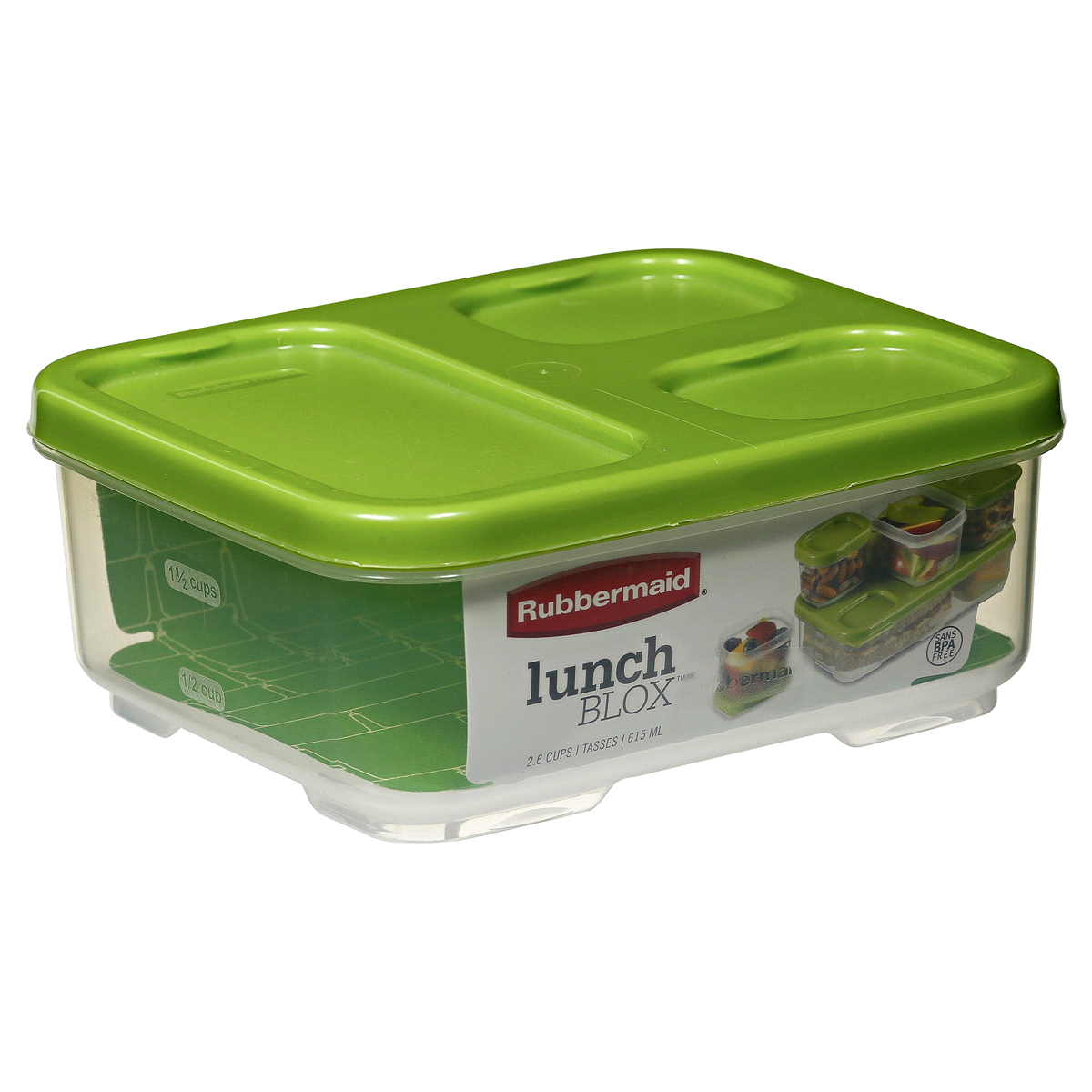 slide 2 of 10, Rubbermaid LunchBlox Sandwich Container, 1 ct