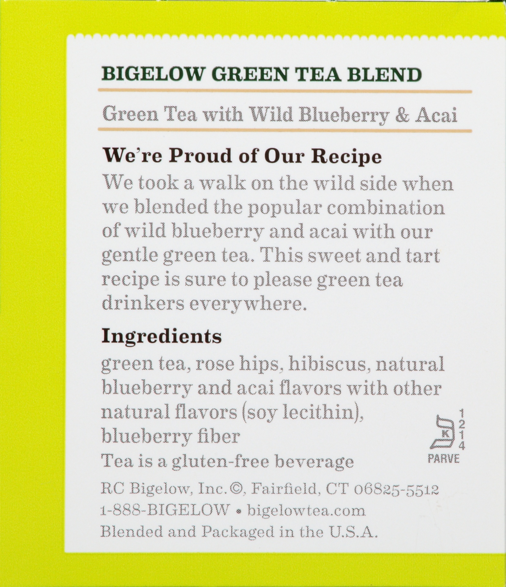 slide 5 of 7, Bigelow Green Blueberry Tea, 20 ct