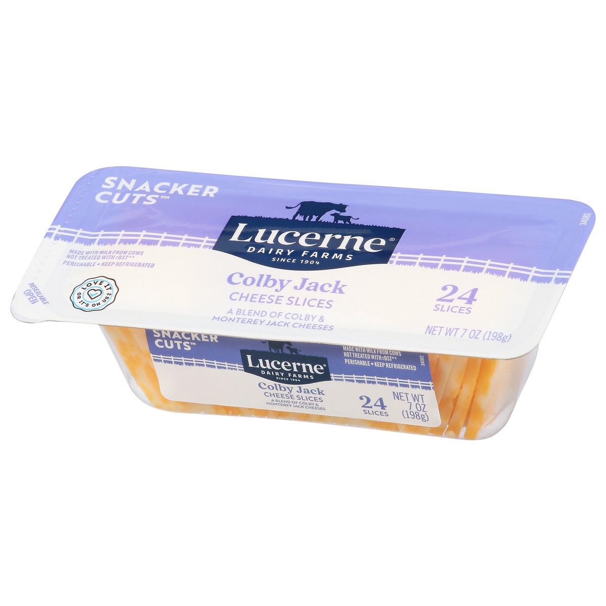slide 3 of 4, Lucerne Colby Jack Snacker Cuts Sliced Cheese 7 Oz - 7 OZ, 7 oz