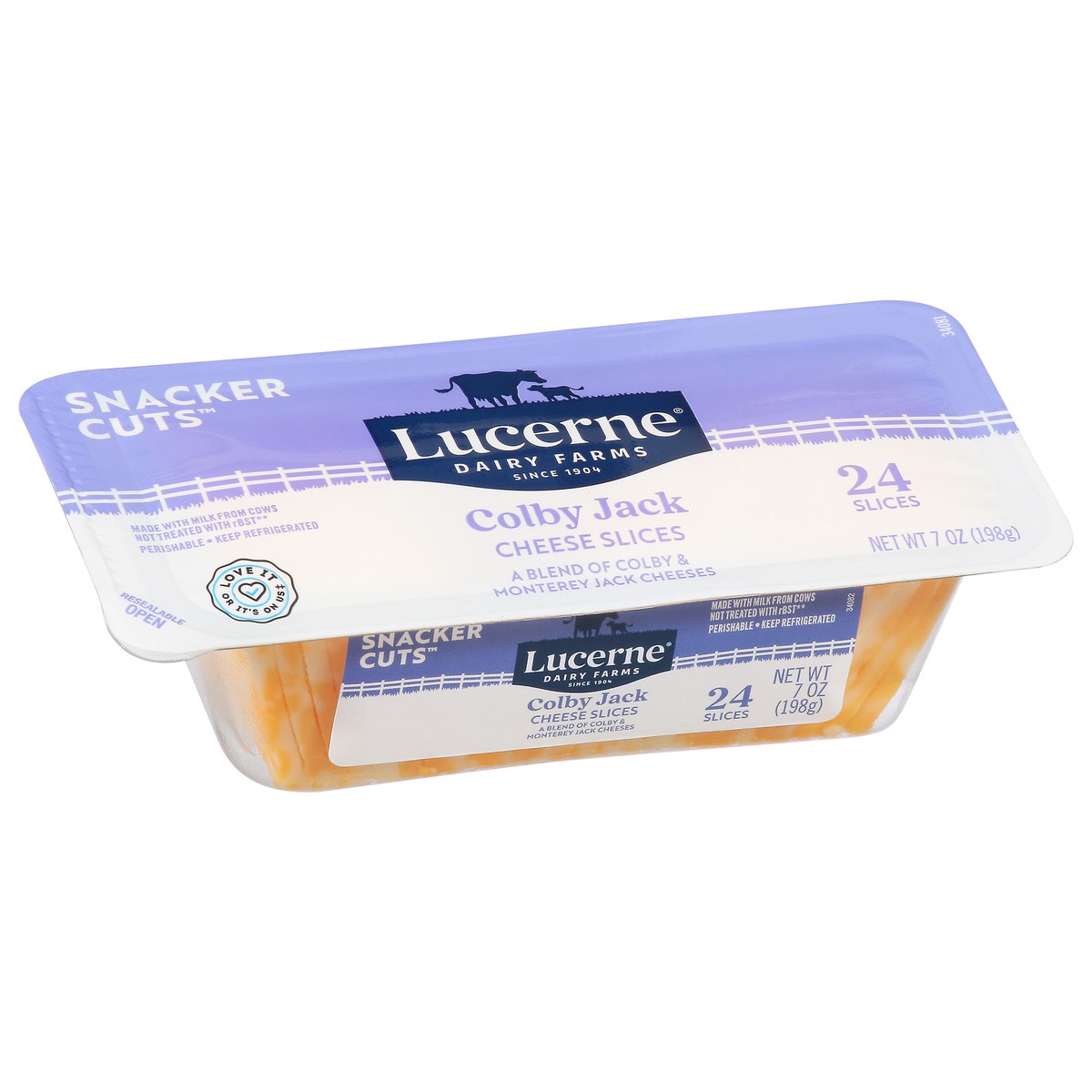 slide 2 of 4, Lucerne Colby Jack Snacker Cuts Sliced Cheese 7 Oz - 7 OZ, 7 oz