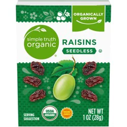 Simple Truth Organic Seedless Raisins - 6 ct; 1 oz