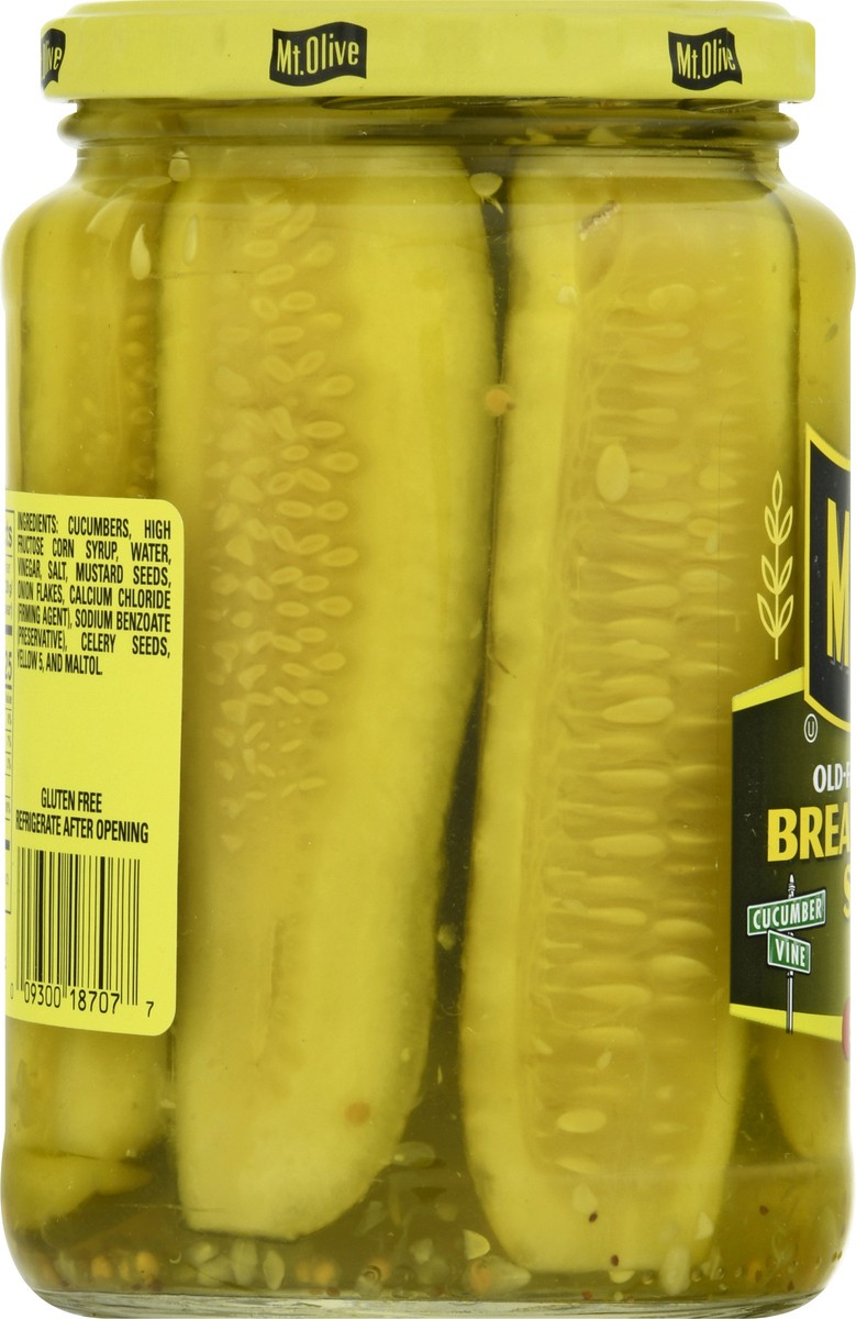 slide 2 of 9, Mt. Olive Old-Fashioned Sweet Bread & Butter Spears Pickles 24 fl oz Jar, 24 oz