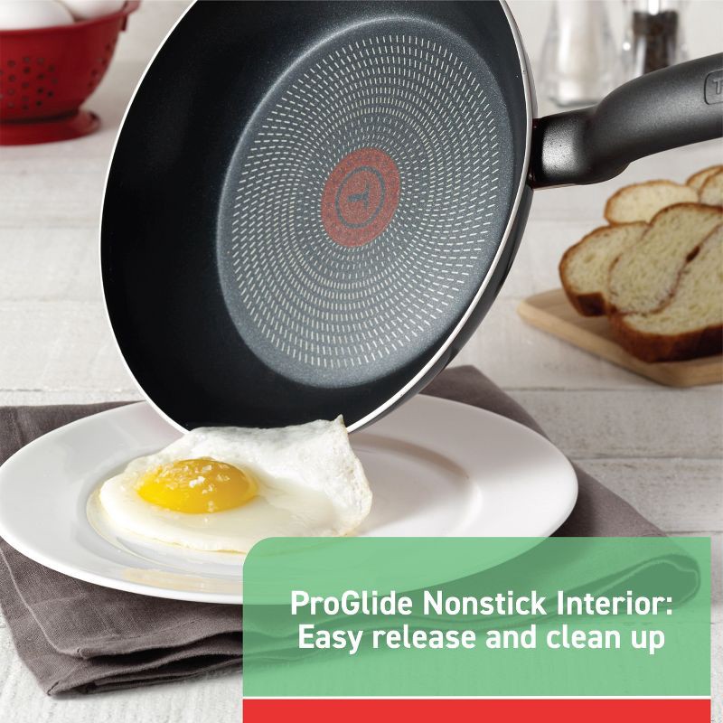 slide 2 of 10, T-fal 5qt Saute Pan with Lid Simply Cook Nonstick Cookware Black, 5 qt
