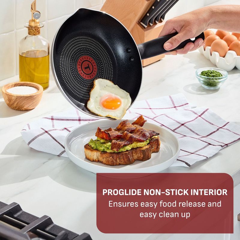 slide 2 of 10, T-Fal Simply Cook 5qt Nonstick Saute Pan with Lid Black, 5 qt