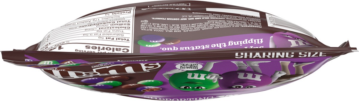 slide 5 of 9, M&M's Limited Edition Milk Chocolate Candy featuring Purple Candy, Sharing Size 10 oz Bag, 10 oz