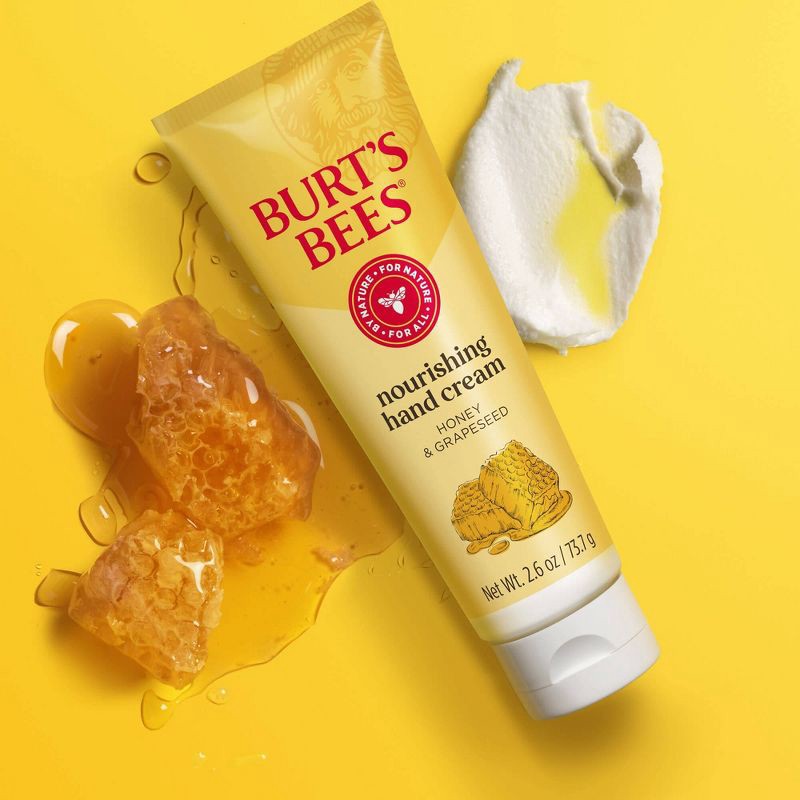slide 3 of 7, Burt's Bees Honey and Grapeseed Oil Hand Cream - 2.6oz, 2.6 oz