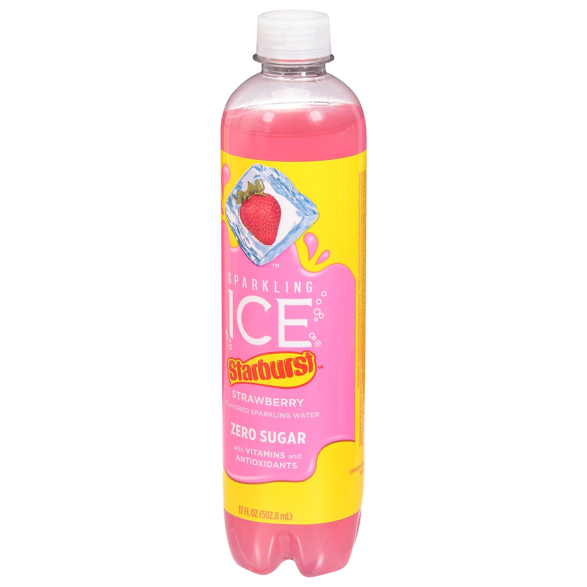 slide 6 of 13, Sparkling ICE STARBURST Strawberry 17oz Bottle,
