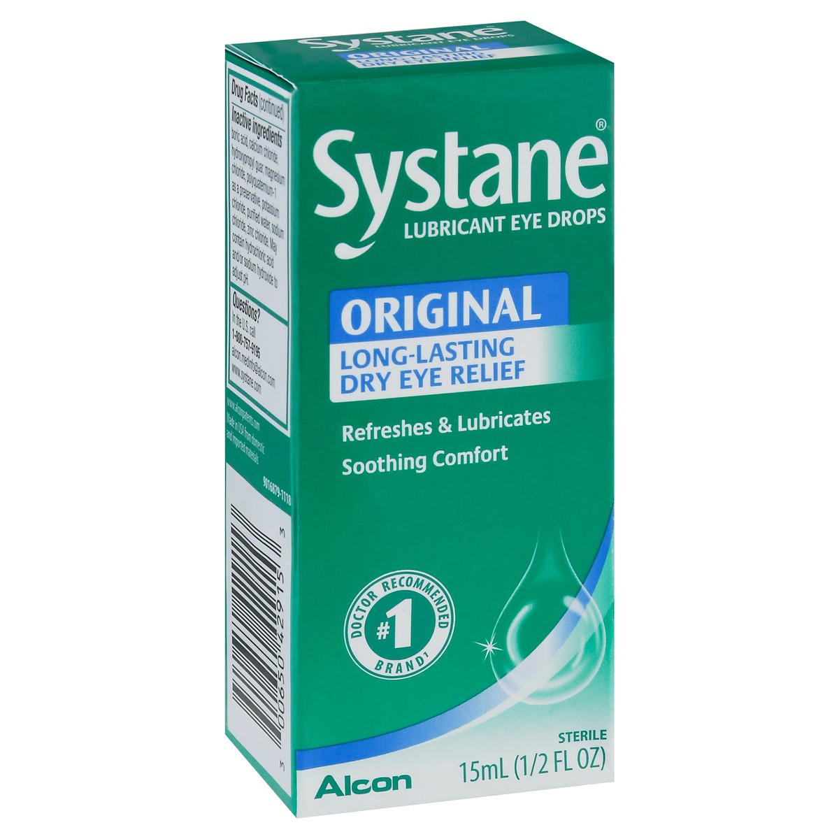 slide 2 of 10, Alcon Systane Lubricant Long Lasting Eye Drops, 0.5 oz