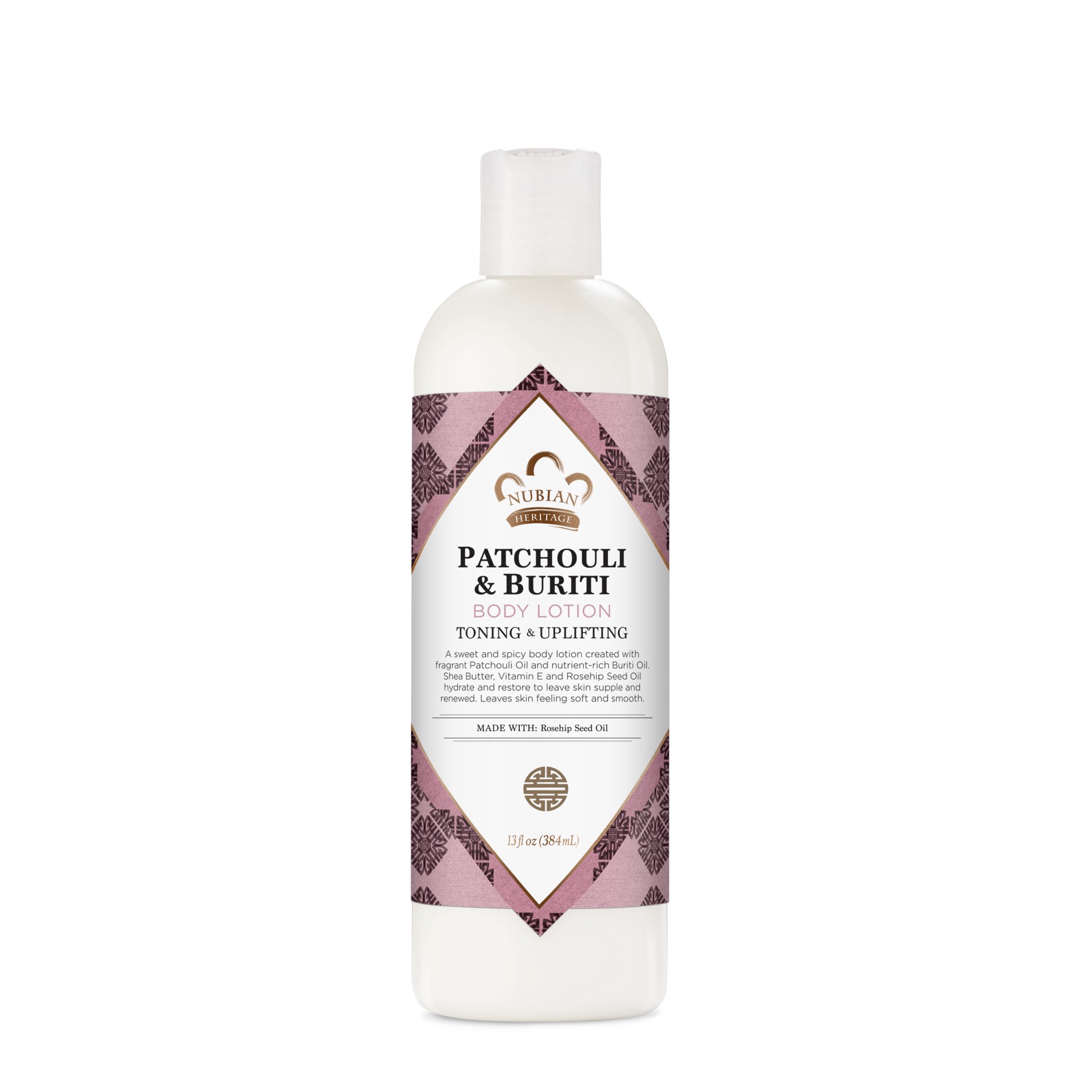 slide 1 of 2, Nubian Heritage Body Lotion Patchouli and Buriti, 13 oz, 13 oz