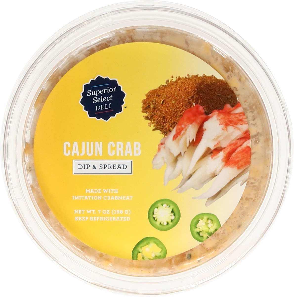 slide 12 of 13, Superior Select Cajun Crab Dip & Spread - 7 oz, 7 oz