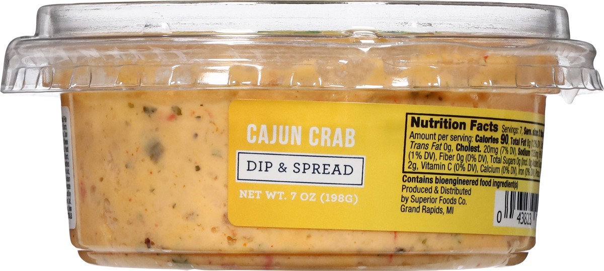 slide 8 of 13, Superior Select Cajun Crab Dip & Spread - 7 oz, 7 oz