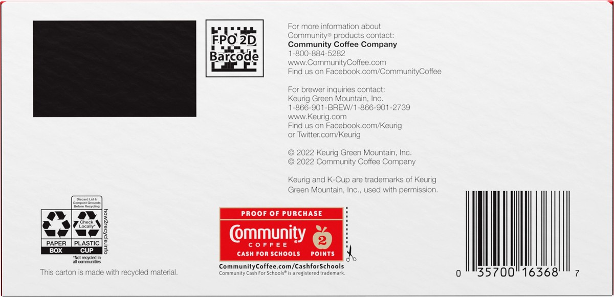 slide 5 of 11, Community Coffee Single Serve Coffee, 32 ct