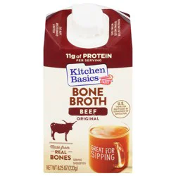 Kitchen Basics Beef Bone Broth, 8.25 Oz. Carton
