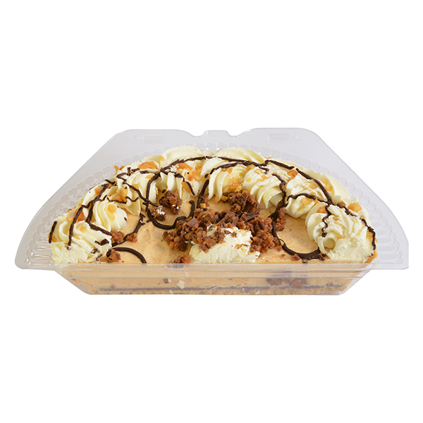 slide 1 of 1, L&B Peanut Butter Chocolate Cream Pie Half, 17 oz