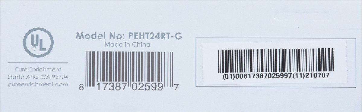 slide 8 of 9, Pure Enrichment Pure Relief Plush Heating Pad XL 1 ea, 1 ct