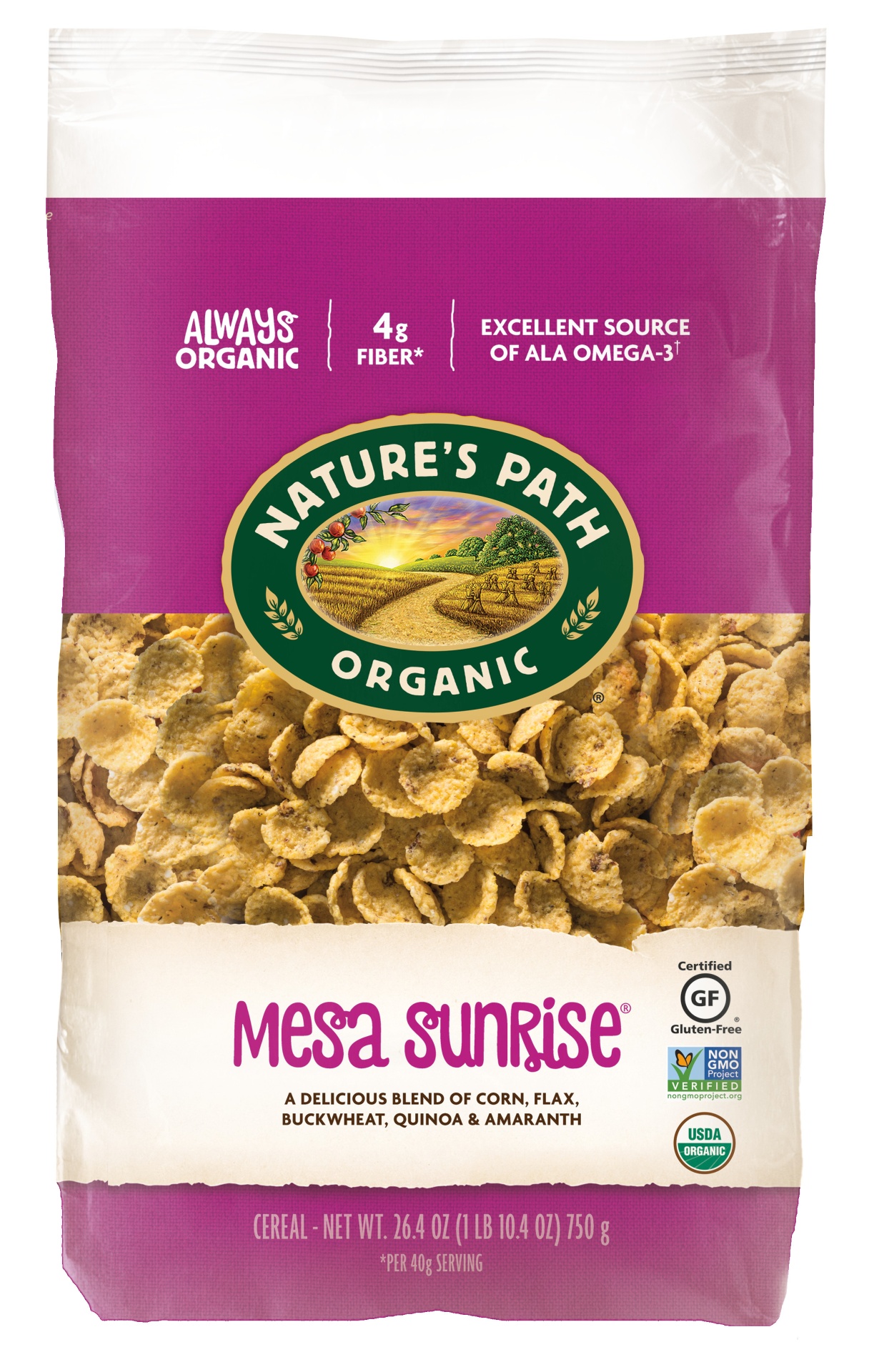 slide 1 of 1, Nature's Path Organic Mesa Sunrise Cereal EcoPac Bag, 26.4 oz