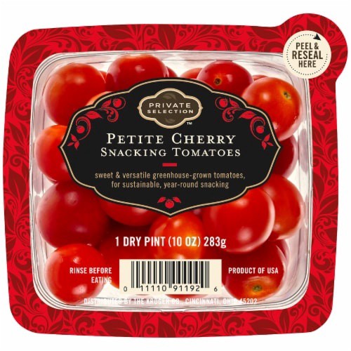 slide 1 of 5, Private Selection Petite Cherry Snacking Tomatoes, 10 oz