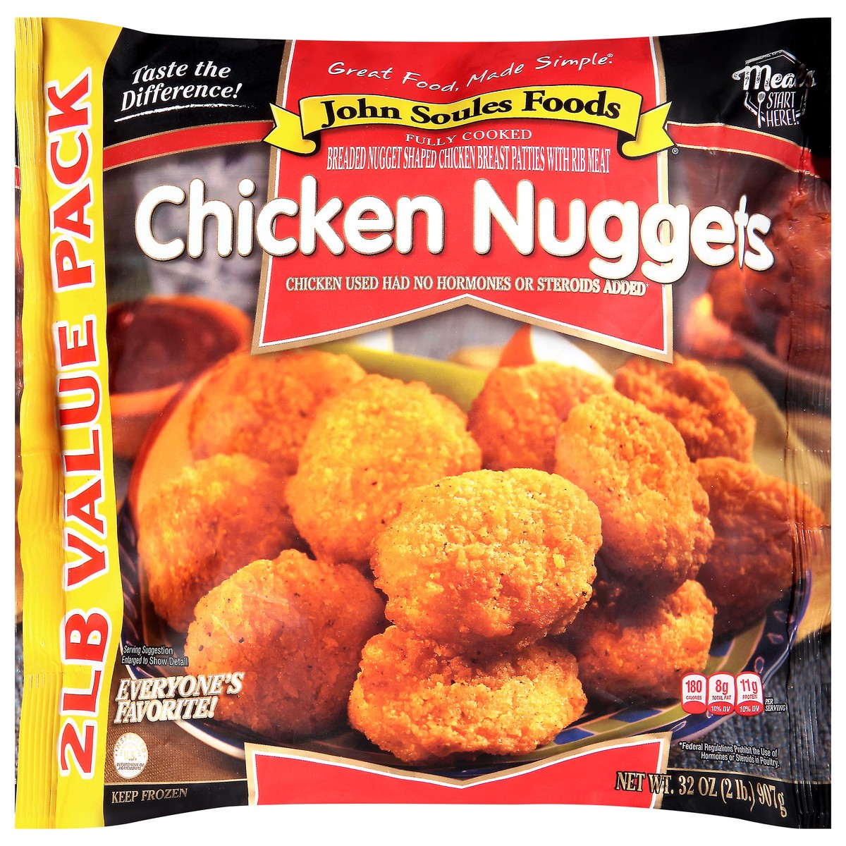 slide 3 of 13, John Soules Foods Value Pack Chicken Nuggets 32 oz, 32 oz