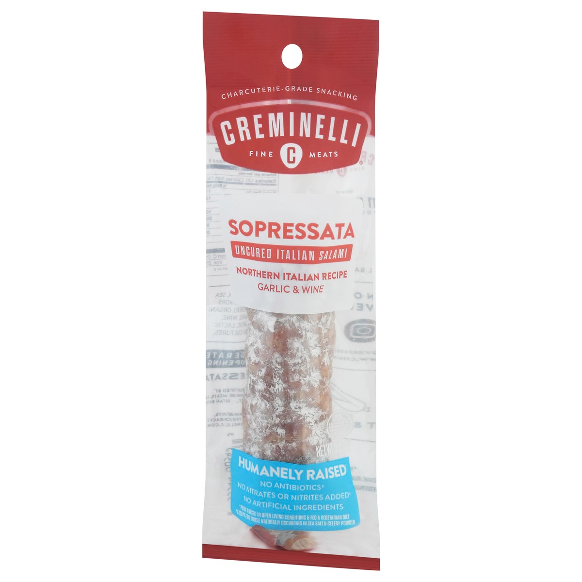 slide 8 of 11, Creminelli Garlic & Wine Sopressata Italian Salami, 5.5 oz