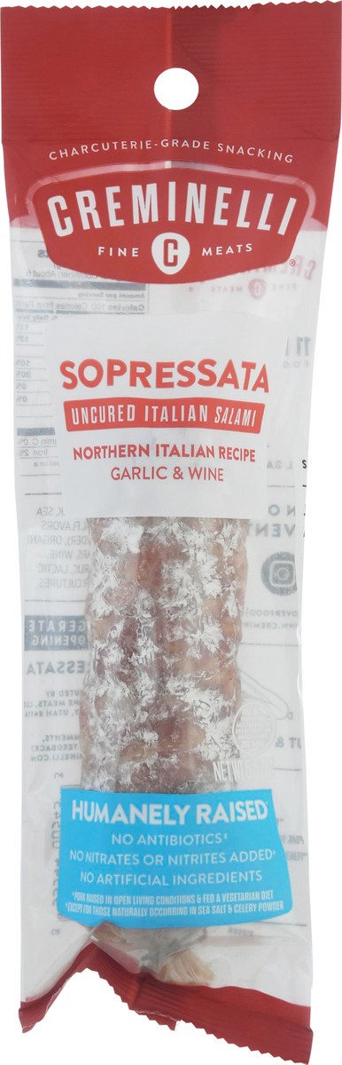 slide 5 of 11, Creminelli Garlic & Wine Sopressata Italian Salami, 5.5 oz
