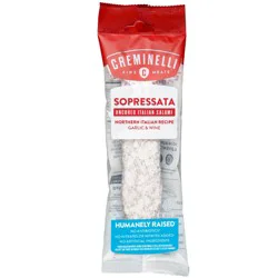 Creminelli Garlic & Wine Sopressata Italian Salami