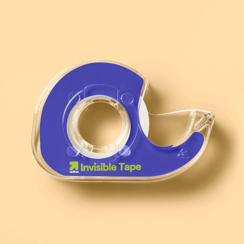 slide 2 of 4, 3pk Invisible Tape - up&up™: Clear Tape Refills for Dispenser, 0.75" Width, 350" Length, Plastic Material, 3 ct