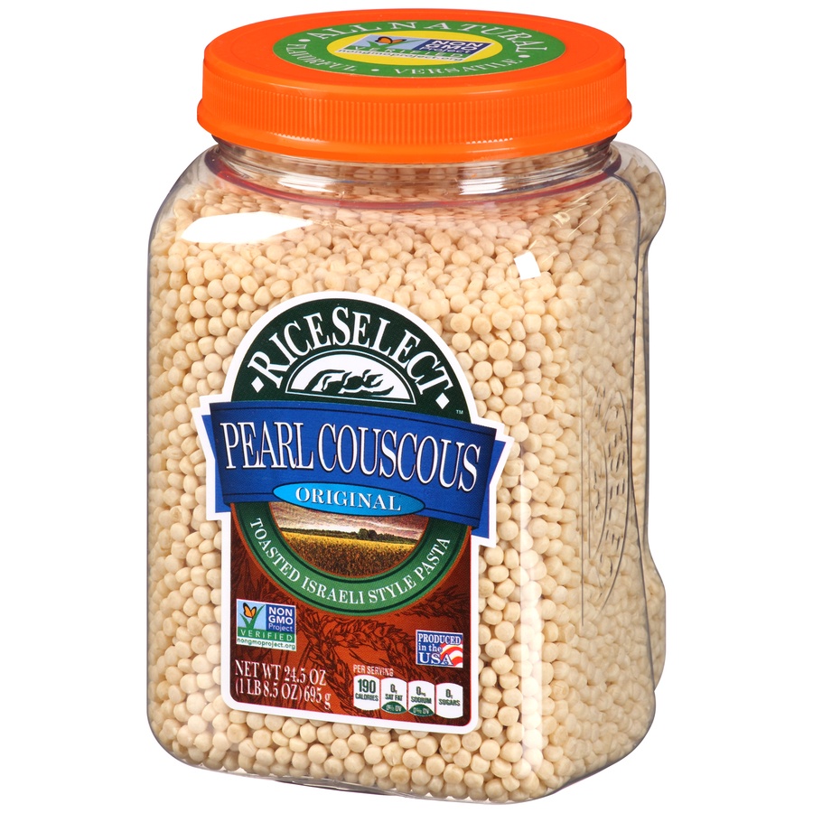 slide 3 of 8, RiceSelect Original Pearl Couscous, 24.5 oz