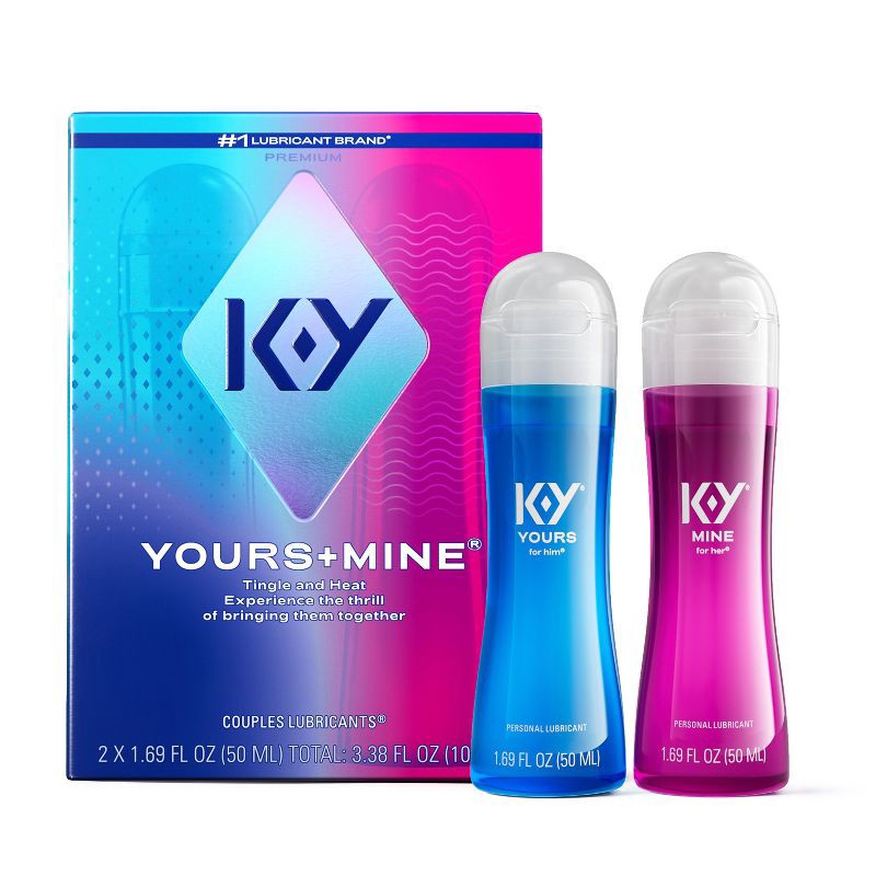 slide 1 of 11, K-Y Yours + Mine Couples Personal Lube - 3 fl oz/2ct, 3 fl oz, 2 ct