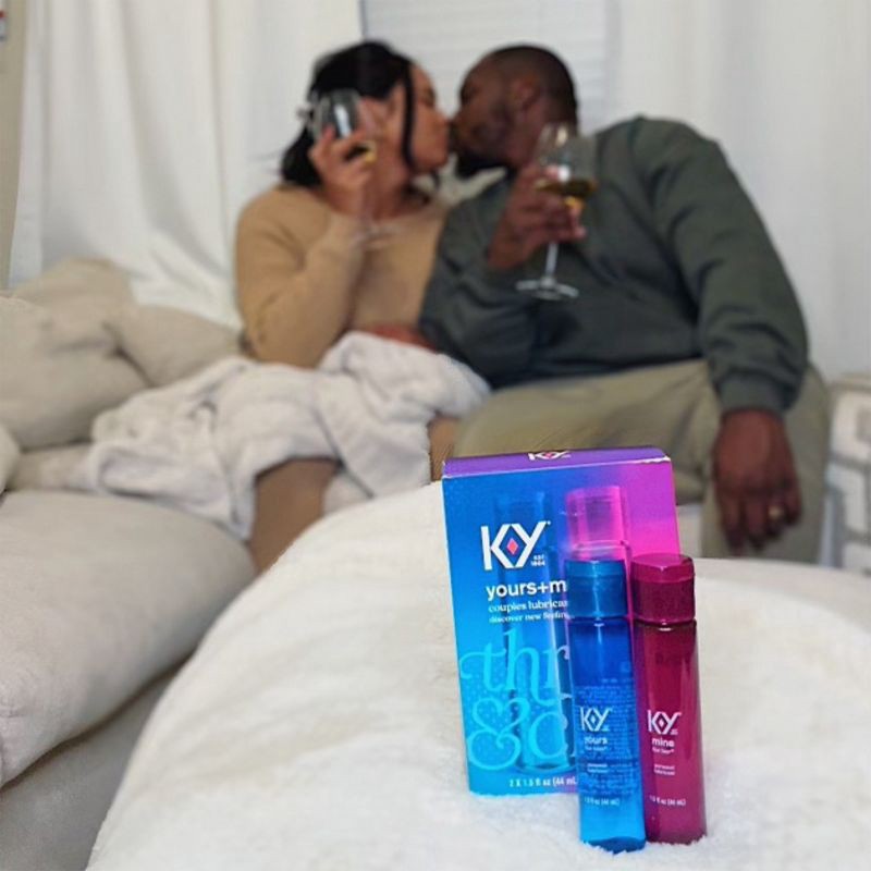 slide 7 of 11, K-Y Yours + Mine Couples Personal Lube - 3 fl oz/2ct, 3 fl oz, 2 ct