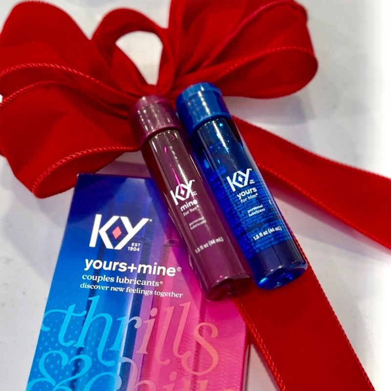 slide 9 of 11, K-Y Yours + Mine Couples Personal Lube - 3 fl oz/2ct, 3 fl oz, 2 ct