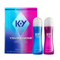 K-Y Yours + Mine Couples Personal Lube - 3 fl oz/2ct