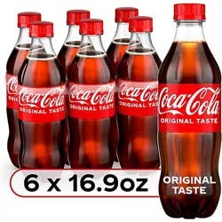 Coca-Cola Soda Pop Classic - 6-16.9 Fl. Oz.