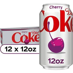 Diet Coke Soda Pop Cherry 12 Count - 12 Fl. Oz.