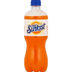 Sunkist Zero Sugar Orange Soda Bottle - 20 Fl. Oz.