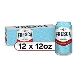 Fresca Soda Flavored Sparkling Sugar Free Zero Calorie Black Cherry Citrus - 12-12 Fl. Oz.