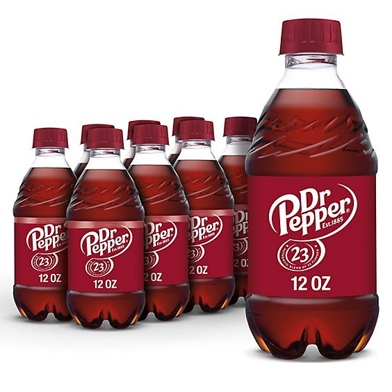slide 1 of 11, Dr Pepper Soda Bottle - 8-12 Fl. Oz., 8 ct; 12 fl oz