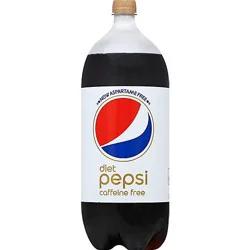 Pepsi Soda Diet Caffeine Free - 2 Liter