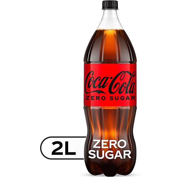slide 1 of 11, Coca-Cola Zero Sugar Soda Bottle - 2 Liter, 2 liter