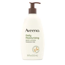 Aveeno Daily Moisturizing Lotion For Dry Skin - Fragrance-Free - 18 fl oz