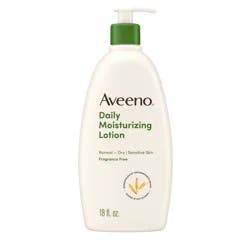 Aveeno Daily Moisturizing Lotion For Dry Skin - Fragrance-Free - 18 fl oz