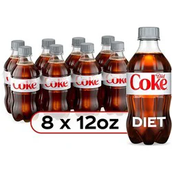 Diet Coke Soda Pop Cola 8 Count - 12 Fl. Oz.