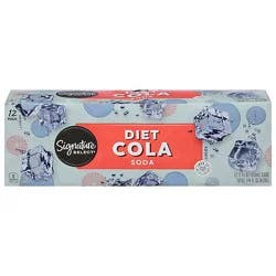 Signature Select Diet Cola Soda - 12-12 Fl. Oz.