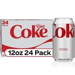 Diet Coke Diet Soda Soft Drinks Pack - 24-12 Fl. Oz.