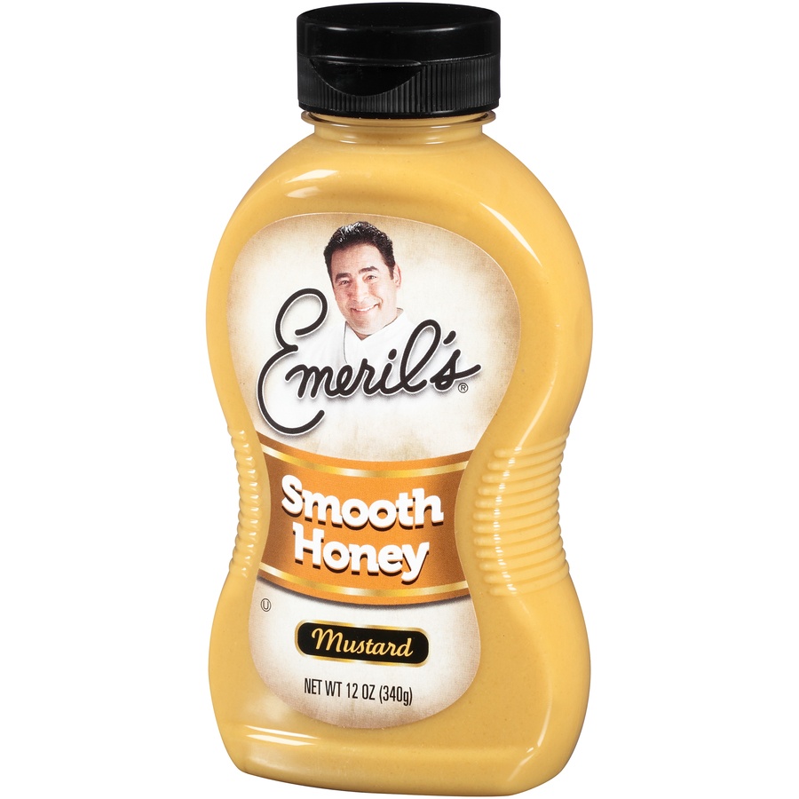 slide 3 of 8, Emeril's Smooth Honey Mustard, 12 oz