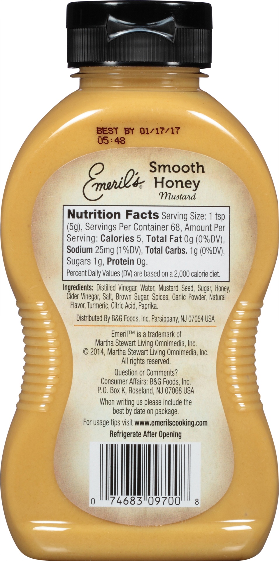 slide 6 of 8, Emeril's Smooth Honey Mustard, 12 oz